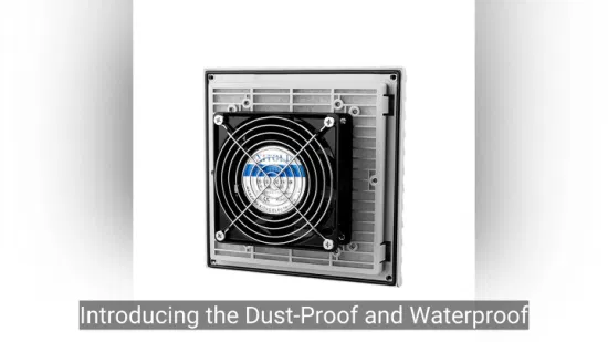 Dust-Proof and Waterproof AC/DC IP54 Axial Fan Filter for Industrial Equipment Ventilation